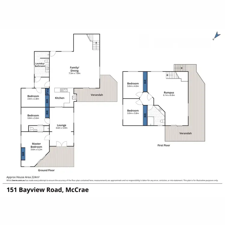 Floorplan of Homely house listing, 151 Bayview Road, Mccrae VIC 3938