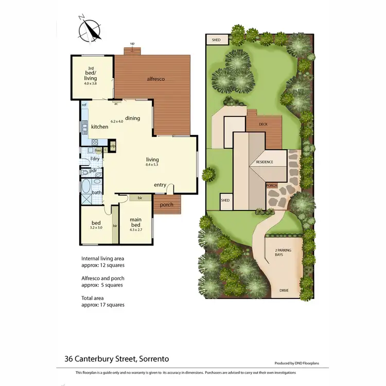 Floorplan of Homely house listing, 36 Canterbury Street, Sorrento VIC 3943