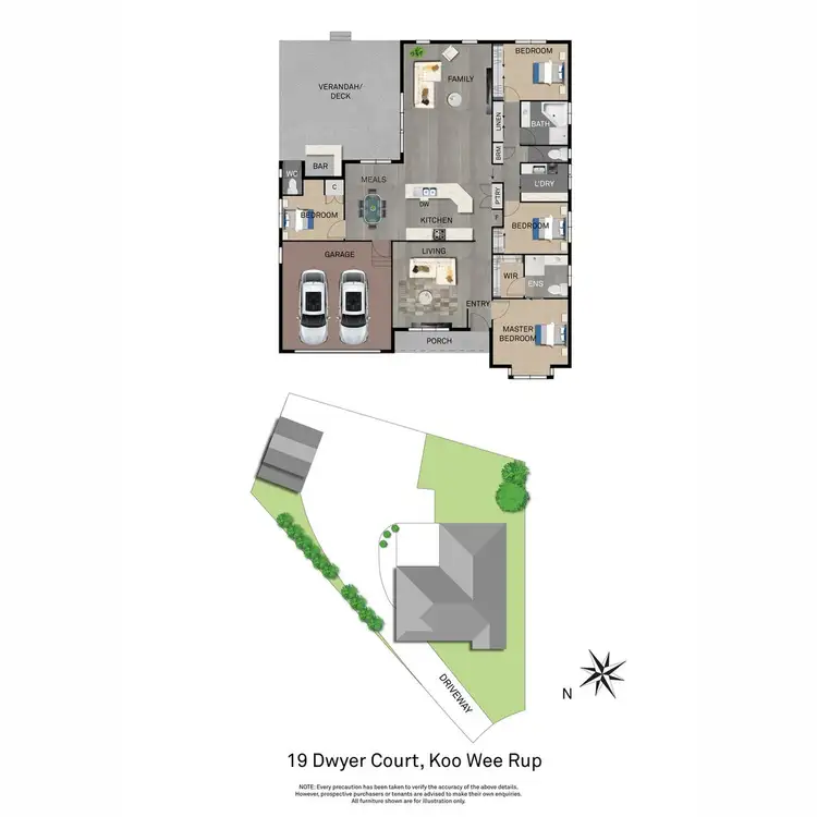 Floorplan of Homely house listing, 19 Dwyer Court, Koo Wee Rup VIC 3981
