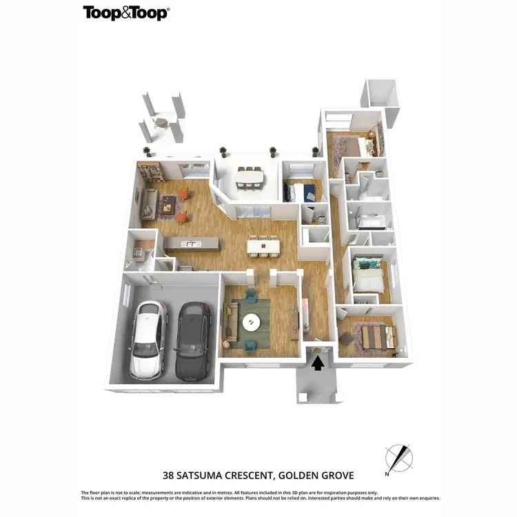 Floorplan of Homely house listing, 38 Satsuma Crescent, Golden Grove SA 5125