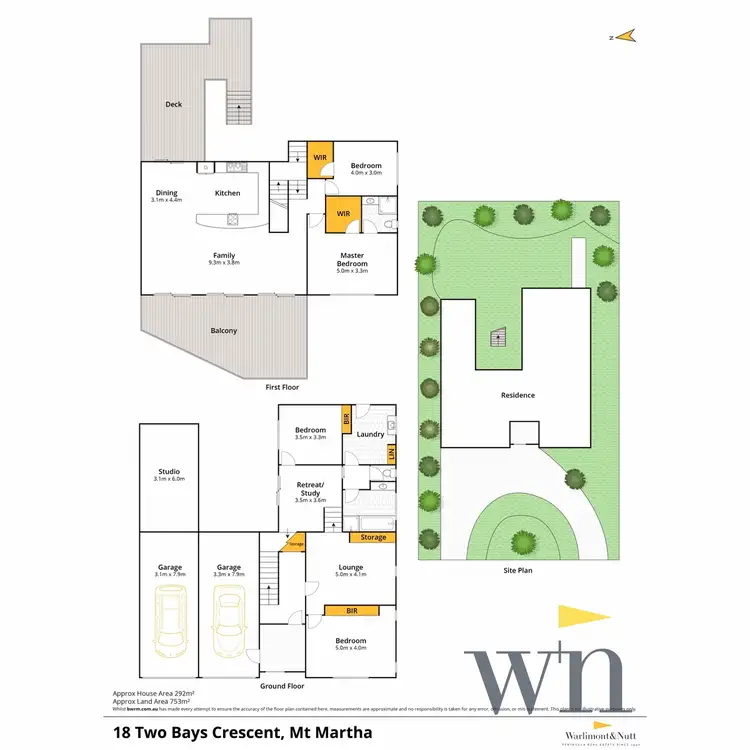 Floorplan of Homely house listing, 18 Two Bays Crescent, Mount Martha VIC 3934