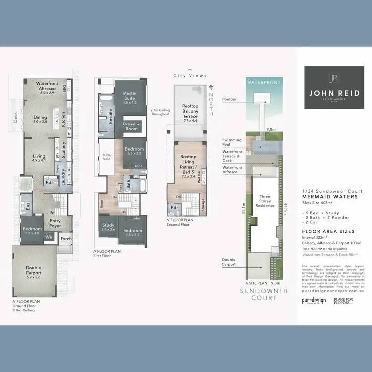 Floorplan of Homely house listing, 1/34 Sundowner Court, Mermaid Waters QLD 4218