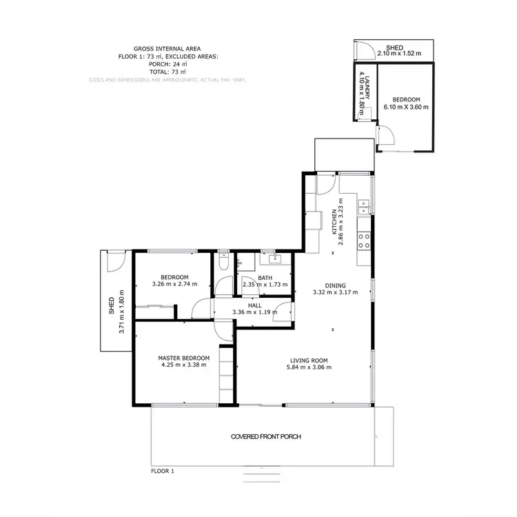 Floorplan of Homely house listing, 6 West Shelly Road, Orford TAS 7190