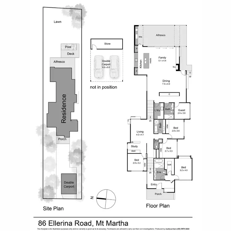 Floorplan of Homely land listing, 86 Ellerina Road, Mount Martha VIC 3934