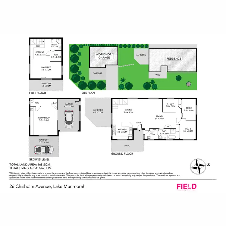 Floorplan of Homely house listing, 26 Chisholm Avenue, Lake Munmorah NSW 2259
