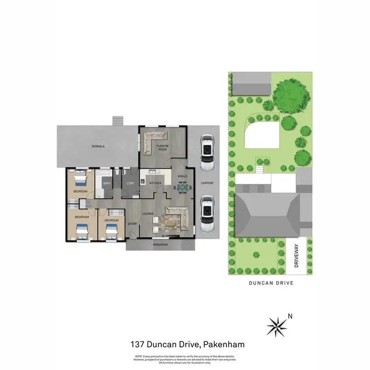 Floorplan of Homely house listing, 137 Duncan Drive, Pakenham VIC 3810