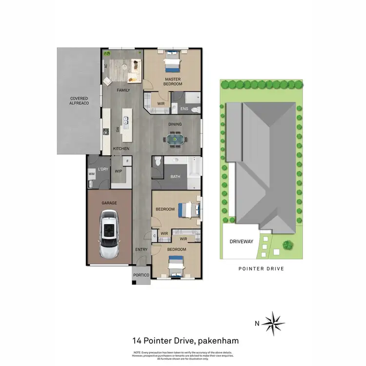 Floorplan of Homely house listing, 14 Pointer Drive, Pakenham VIC 3810