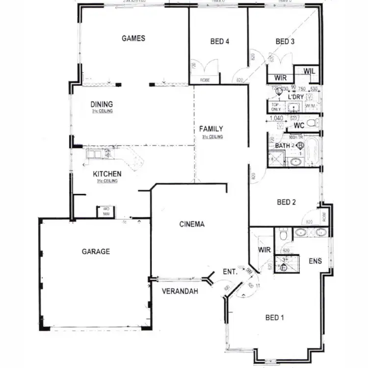 Floorplan of Homely house listing, 40 Kentucky Boulevard, Hocking WA 6065