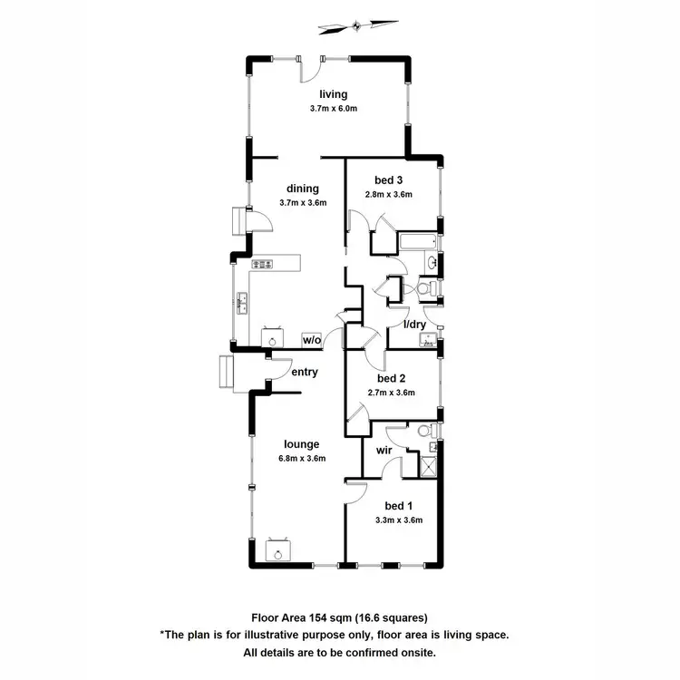 Floorplan of Homely house listing, 3 Baker Street, Cockatoo VIC 3781