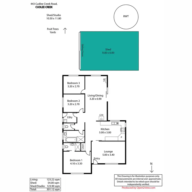 Floorplan of Homely house listing, 433 Cudlee Creek Road, Cudlee Creek SA 5232