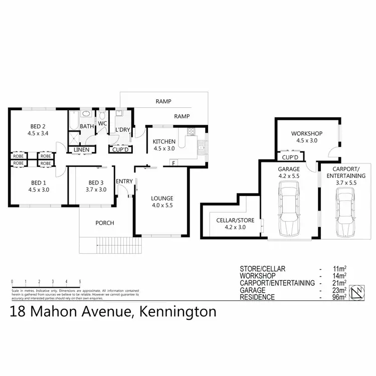 Floorplan of Homely house listing, 18 Mahon Avenue, Kennington VIC 3550