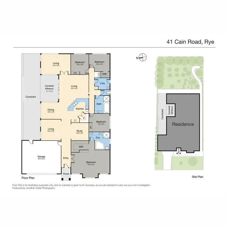Floorplan of Homely house listing, 41 Cain Road, Rye VIC 3941