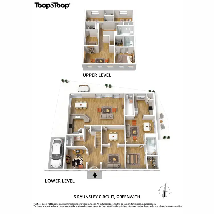 Floorplan of Homely house listing, 5 Raunsley Circuit, Greenwith SA 5125