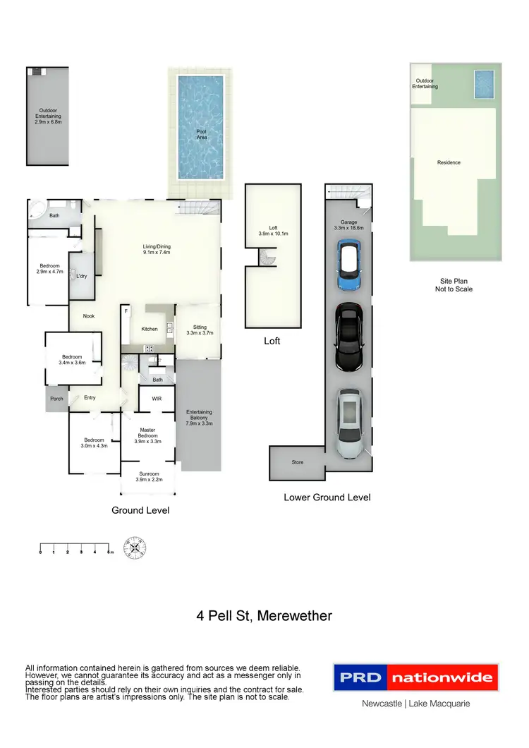 Floorplan of Homely house listing, 4 Pell Street, Merewether NSW 2291