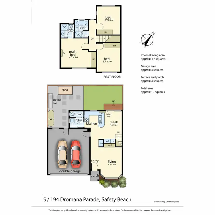Floorplan of Homely house listing, 9/251 Dromana Parade, Safety Beach VIC 3936