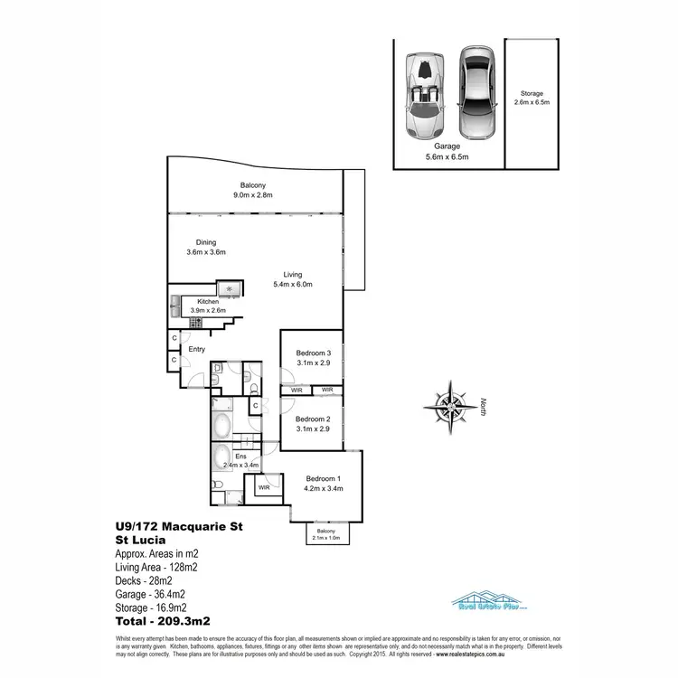 Floorplan of Homely apartment listing, 9/172 Macquarie Street, St Lucia QLD 4067