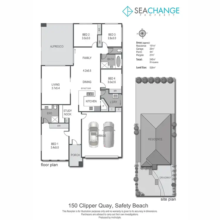 Floorplan of Homely house listing, 150 Clipper Quay, Safety Beach VIC 3936