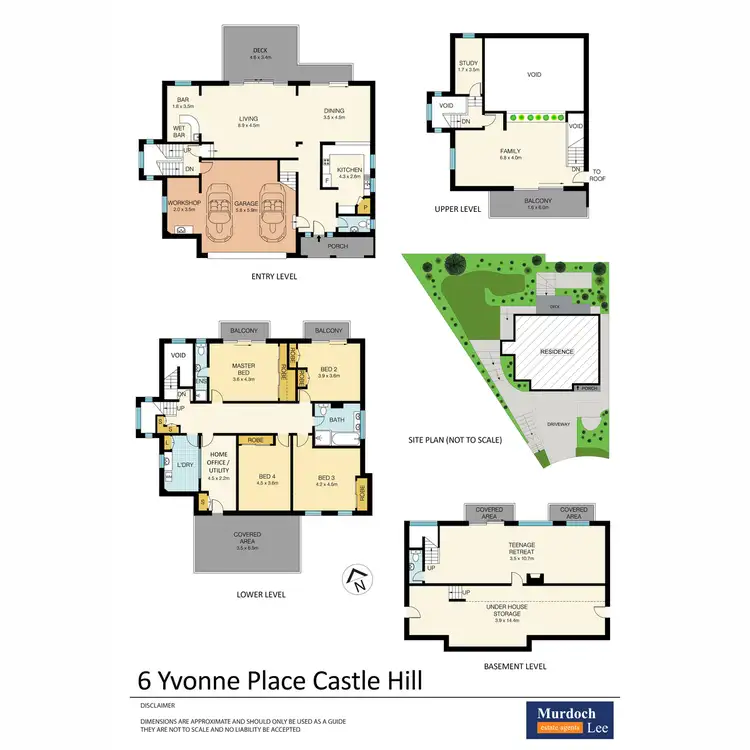 Floorplan of Homely house listing, 6 Yvonne Place, Castle Hill NSW 2154