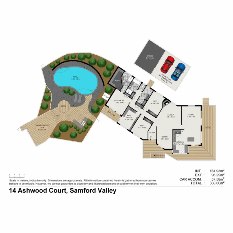 Floorplan of Homely house listing, 14 Ashwood Court, Samford Valley QLD 4520