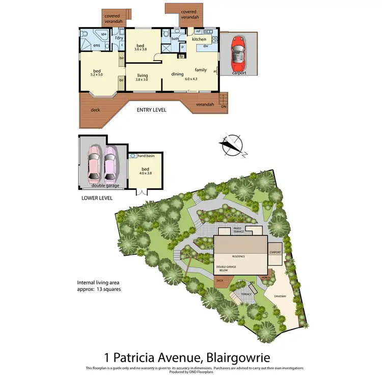 Floorplan of Homely house listing, 1 Patricia Avenue, Blairgowrie VIC 3942