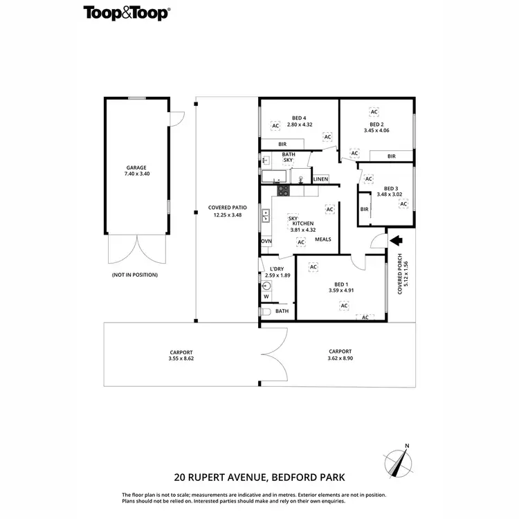 Floorplan of Homely house listing, 20 Rupert Avenue, Bedford Park SA 5042
