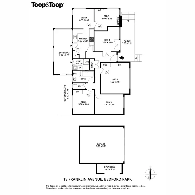 Floorplan of Homely house listing, 18 Franklin Avenue, Bedford Park SA 5042