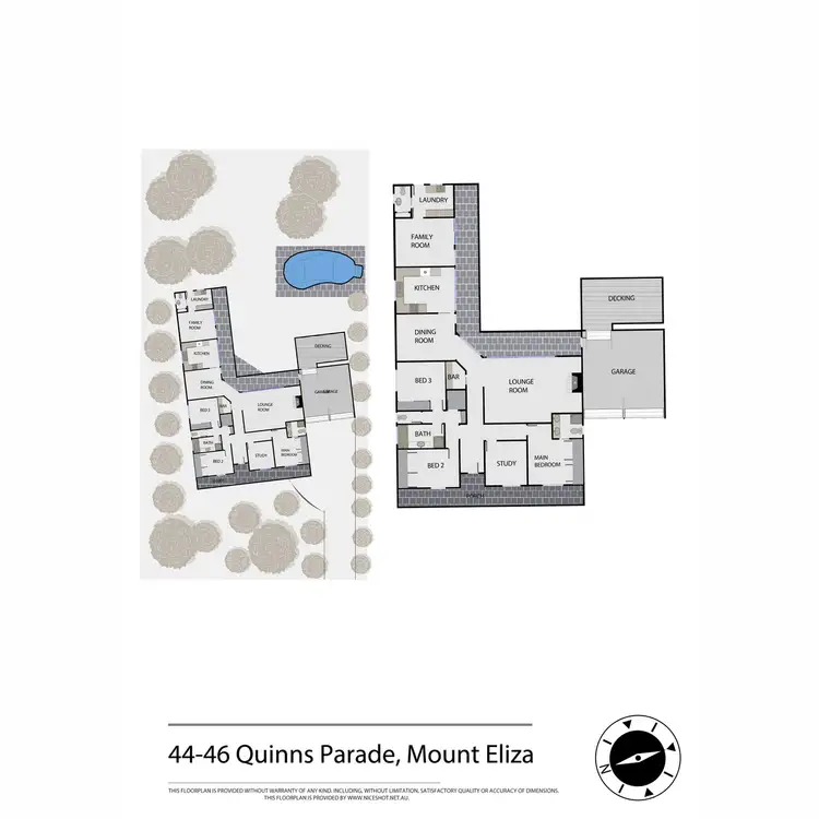 Floorplan of Homely house listing, 44-46 Quinns Parade, Mount Eliza VIC 3930