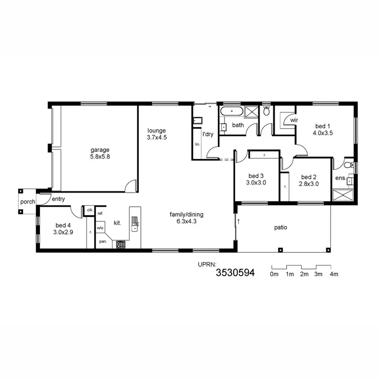Floorplan of Homely house listing, Address available on request
