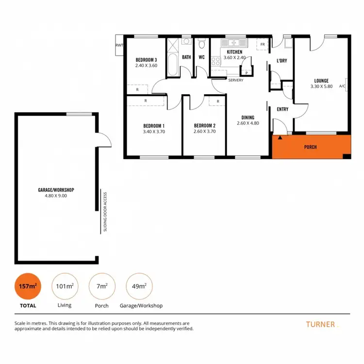 Floorplan of Homely house listing, 5 Sayers Court, Salisbury Park SA 5109