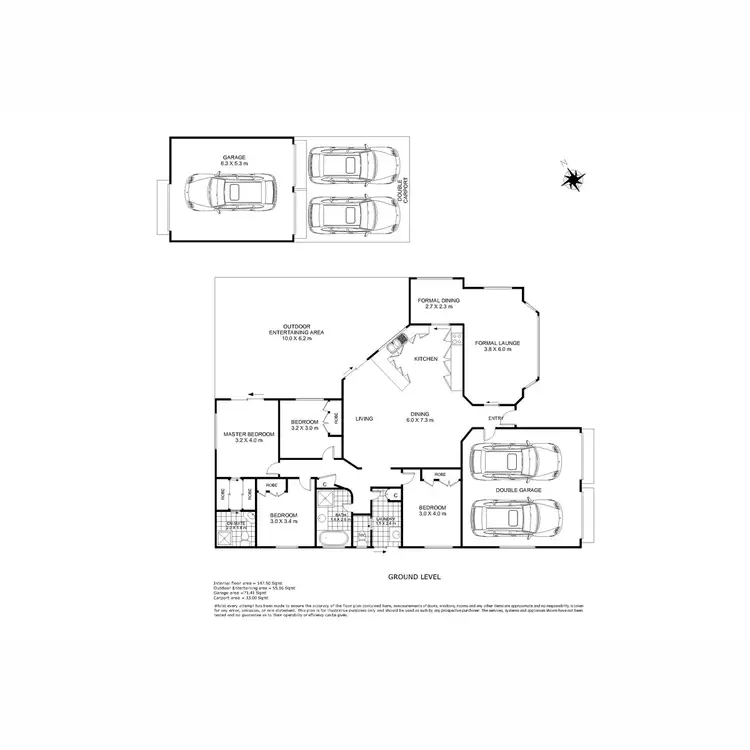 Floorplan of Homely house listing, 41 Blue Gum Drive, Highfields QLD 4352