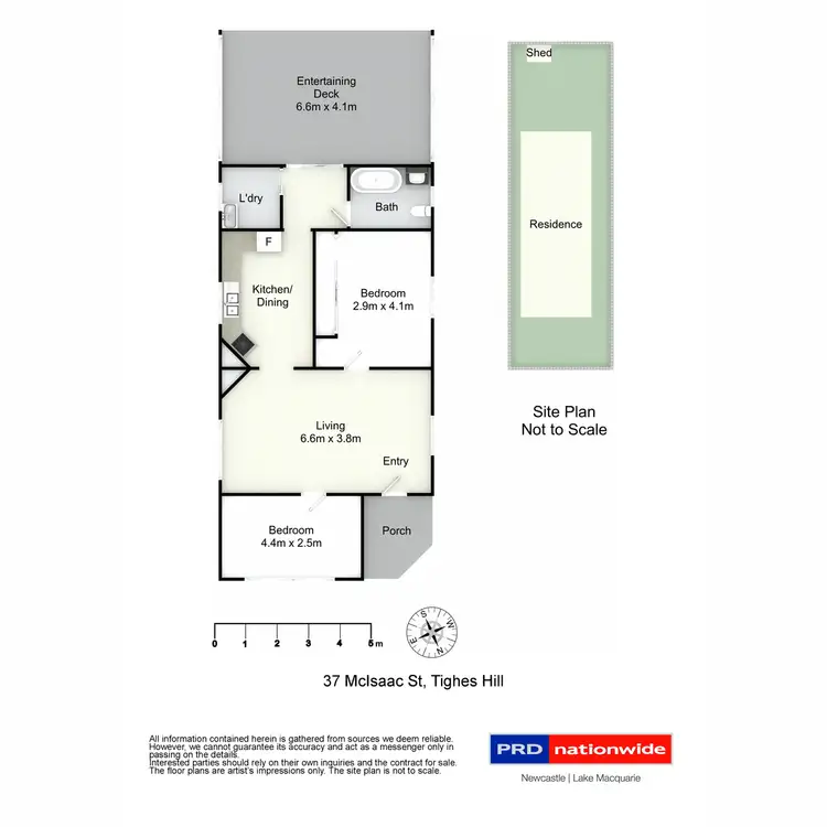 Floorplan of Homely house listing, 37 McIsaac Street, Tighes Hill NSW 2297