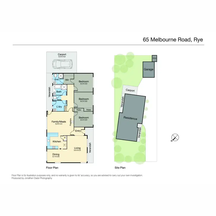 Floorplan of Homely house listing, 65 Melbourne Road, Rye VIC 3941