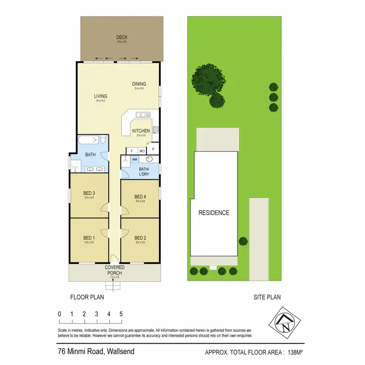 Floorplan of Homely house listing, 76 Minmi Road, Wallsend NSW 2287