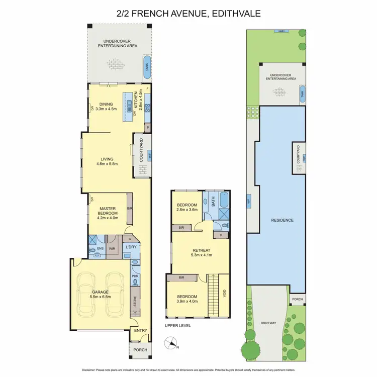 Floorplan of Homely townhouse listing, 2/2 French Avenue, Edithvale VIC 3196