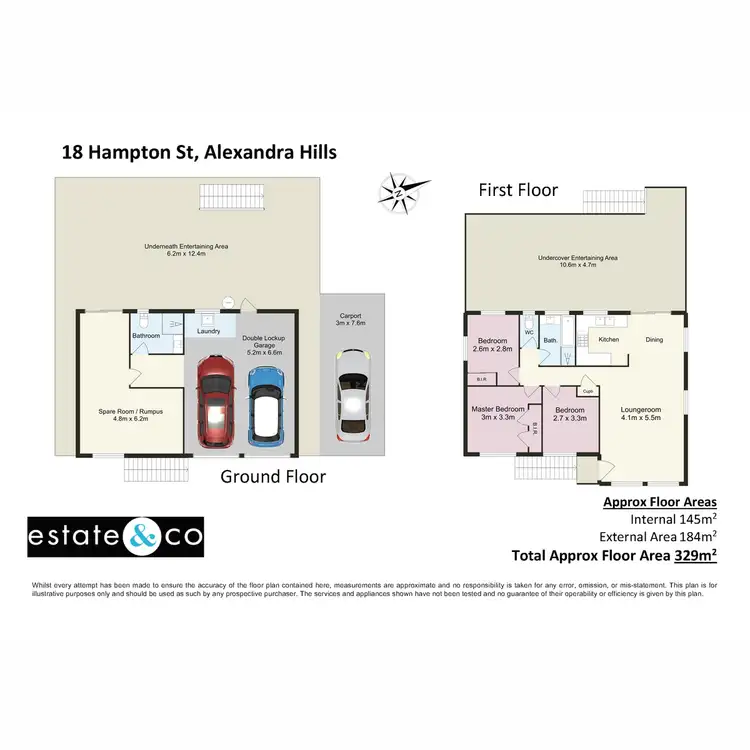 Floorplan of Homely house listing, 18 Hampton Street, Alexandra Hills QLD 4161
