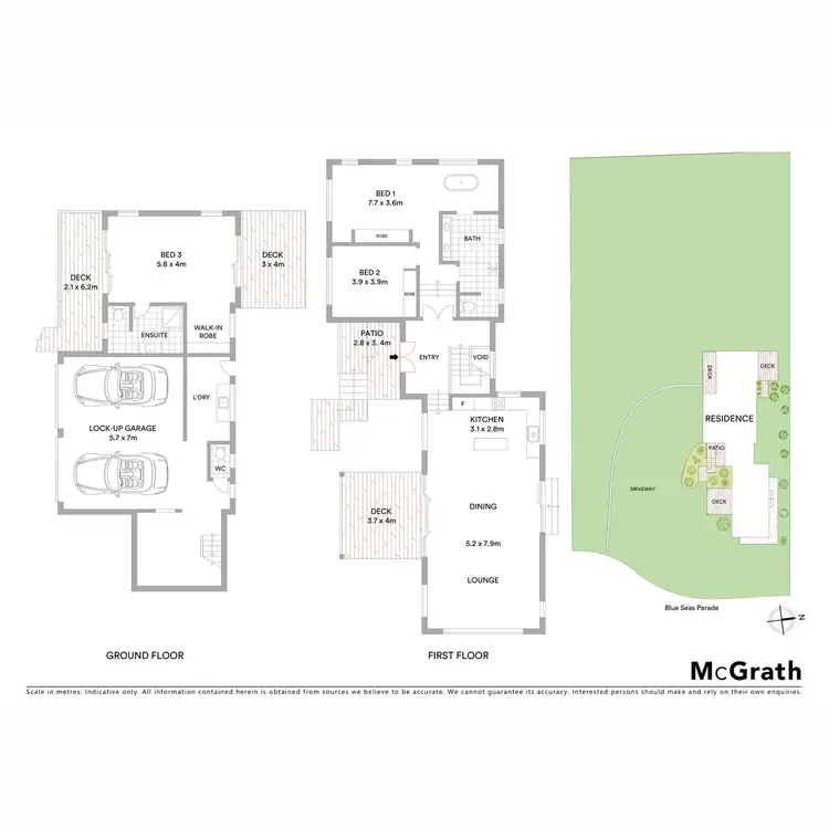 Floorplan of Homely house listing, 65 Blue Seas Parade, Lennox Head NSW 2478