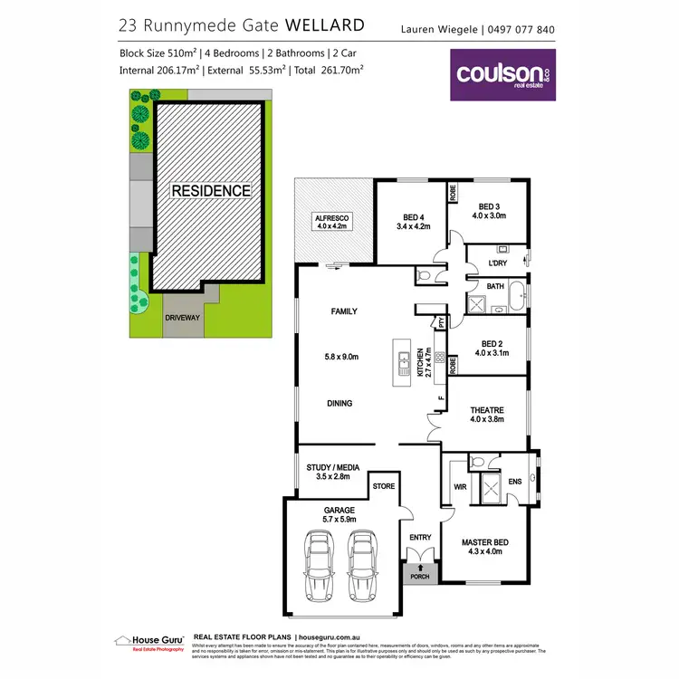 Floorplan of Homely house listing, 23 Runnymede Gate, Wellard WA 6170