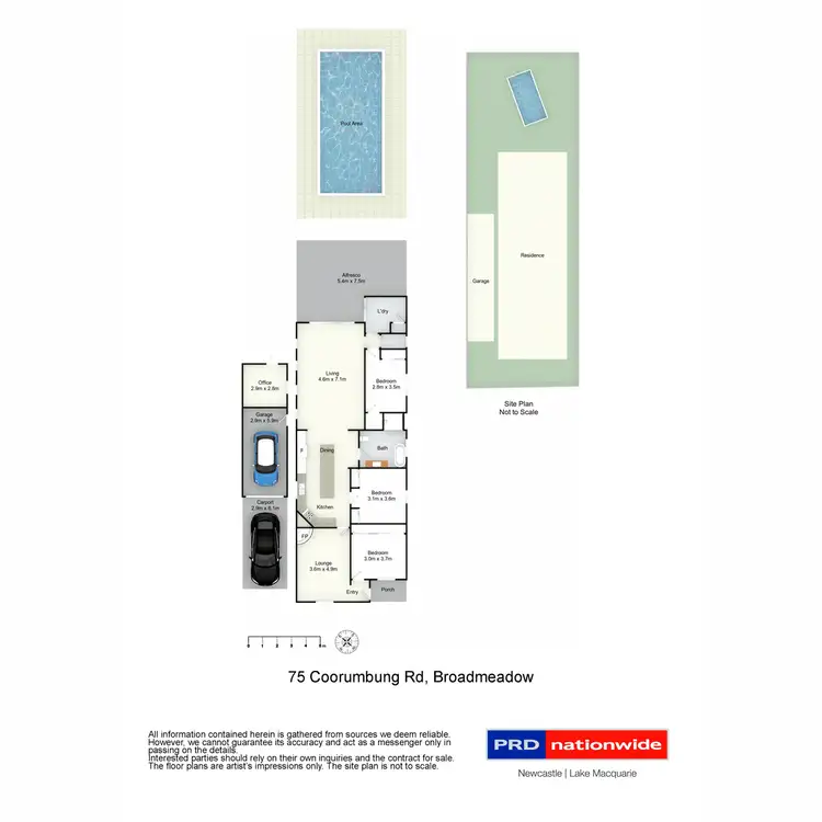 Floorplan of Homely house listing, 75 Coorumbung Road, Broadmeadow NSW 2292