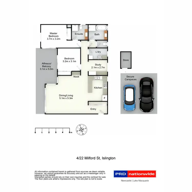 Floorplan of Homely apartment listing, 4/22 Milford Street, Islington NSW 2296