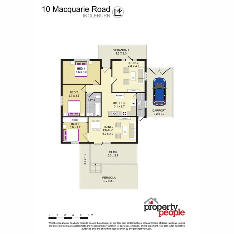 Floorplan of Homely house listing, 10 Macquarie Road, Ingleburn NSW 2565