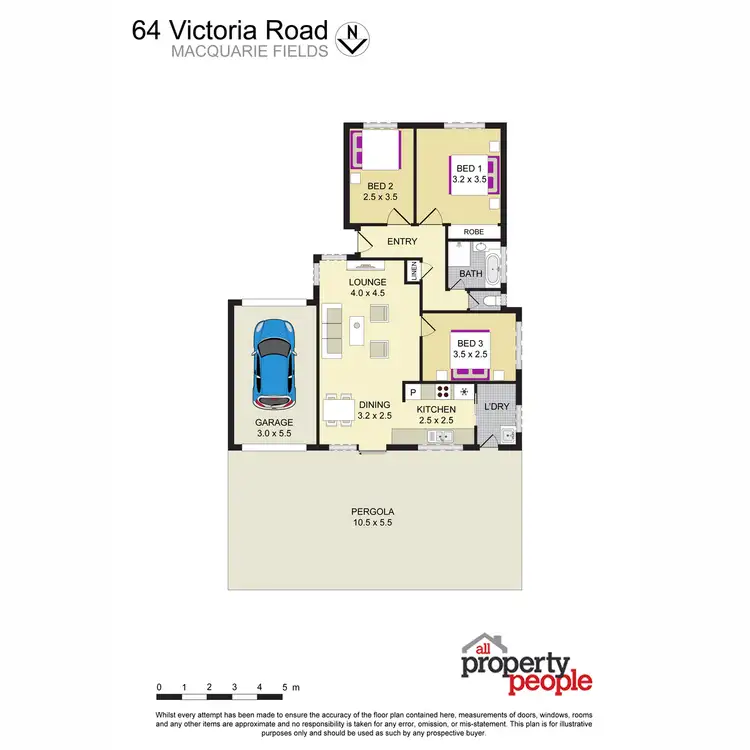 Floorplan of Homely house listing, 64 Victoria Road, Macquarie Fields NSW 2564