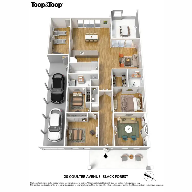 Floorplan of Homely house listing, 20 Coulter Avenue, Black Forest SA 5035