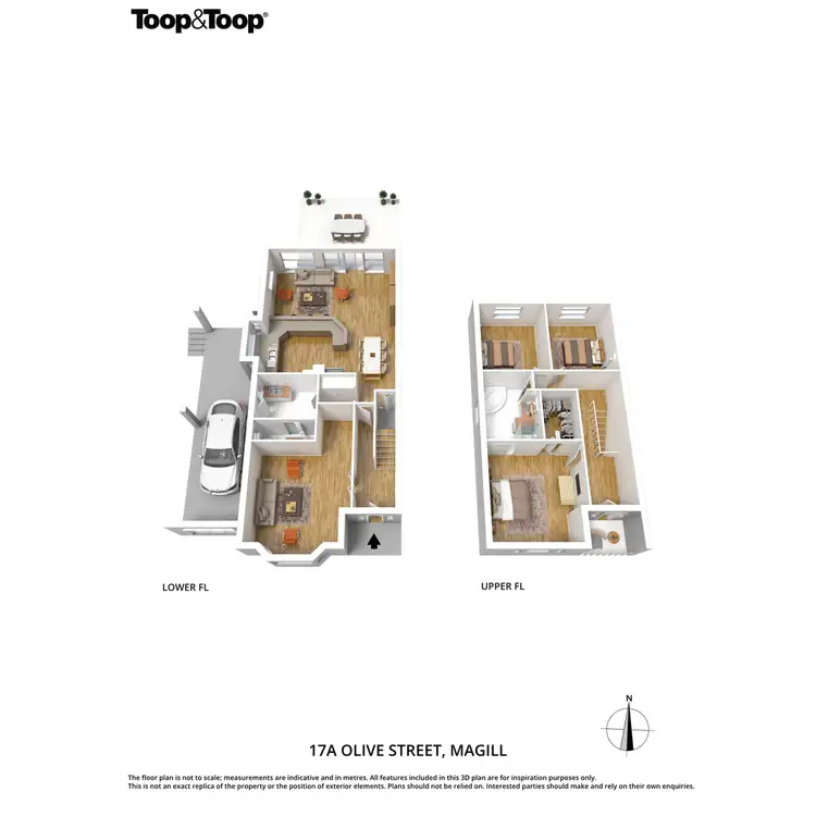 Floorplan of Homely house listing, 17A Olive Street, Magill SA 5072