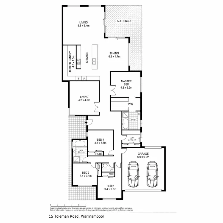 Floorplan of Homely house listing, 15 Toleman Street, Warrnambool VIC 3280
