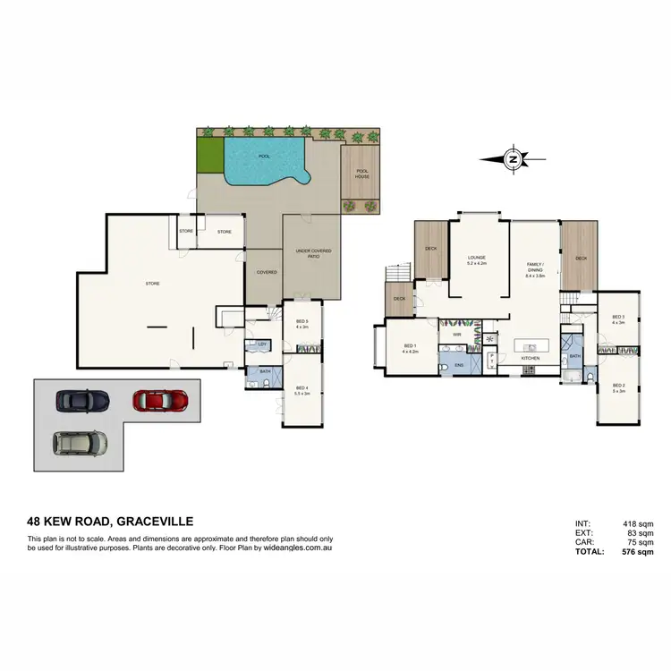 Floorplan of Homely house listing, 48 Kew Road, Graceville QLD 4075