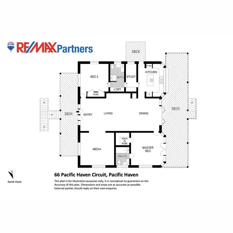Floorplan of Homely house listing, 66 Pacific Haven Circuit, Pacific Haven QLD 4659