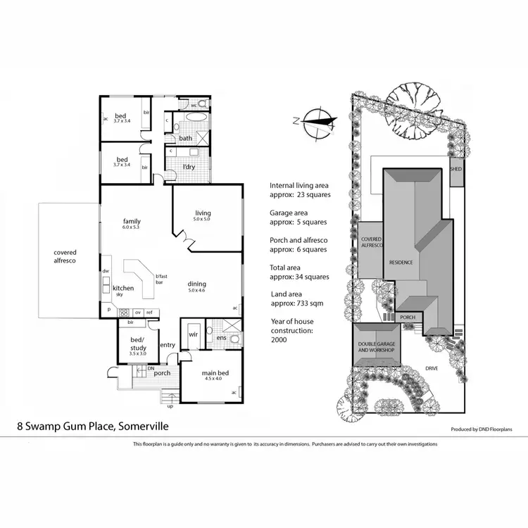 Floorplan of Homely house listing, 8 Swamp Gum Place, Somerville VIC 3912