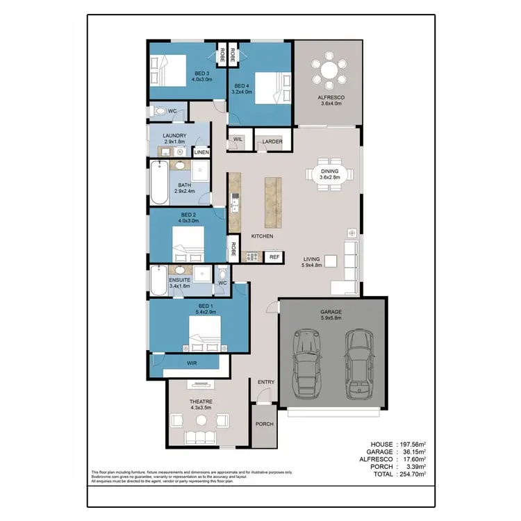 Floorplan of Homely house listing, 13 Campden Loop, Parmelia WA 6167