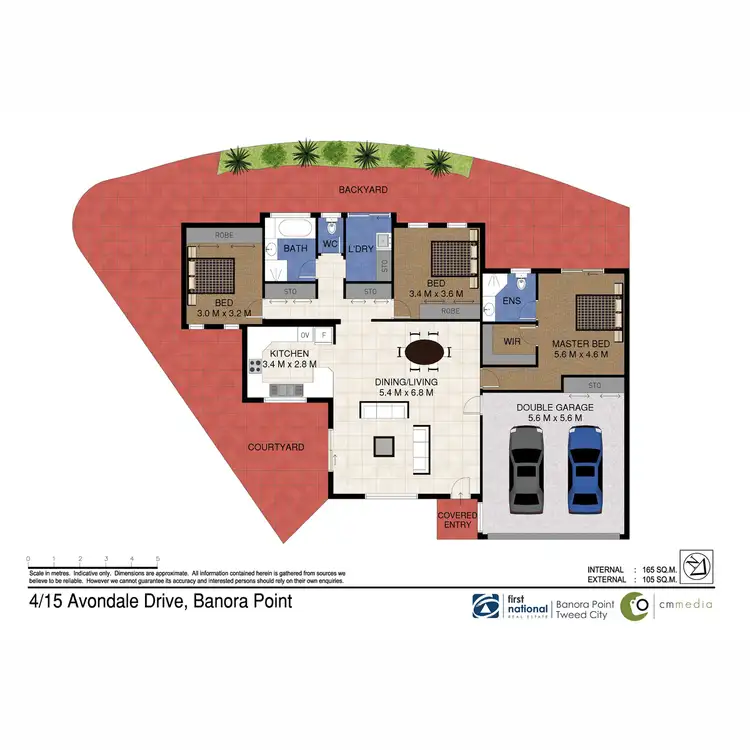 Floorplan of Homely house listing, 4/15 Avondale Drive, Banora Point NSW 2486