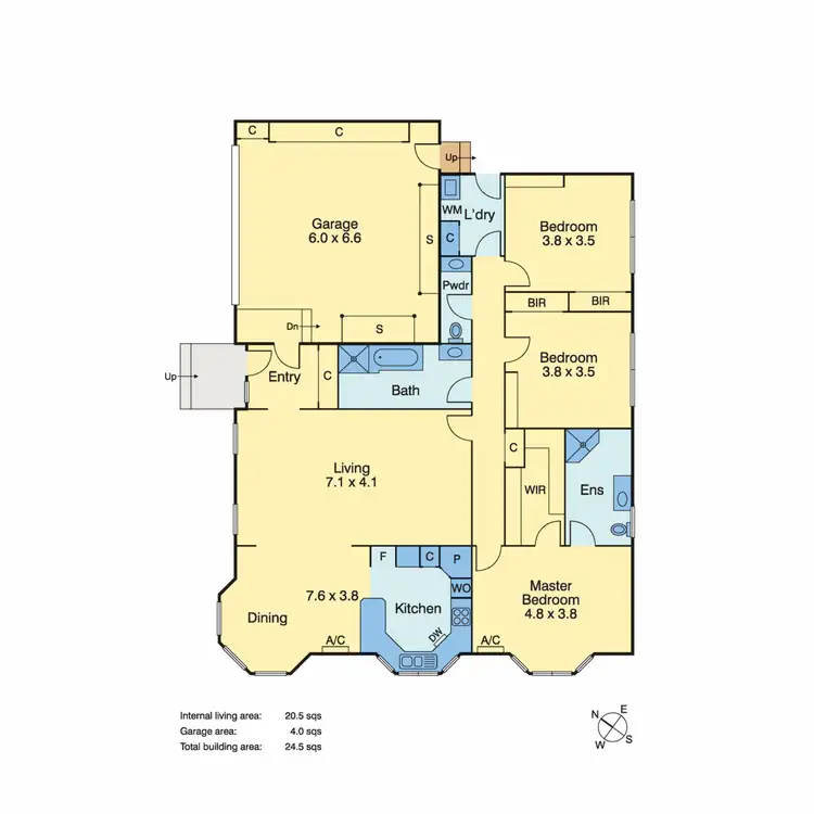 Floorplan of Homely house listing, 41 Barkly Street, Mornington VIC 3931